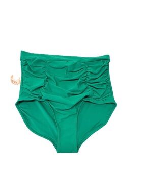 NWT Shapermint Essentials High-Waisted Control Bikini Bottom - Green - Size 2XL